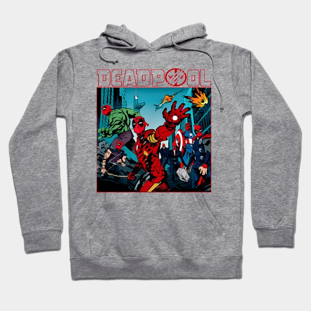 Deadpool And Wolverine Hoodie by lany creative